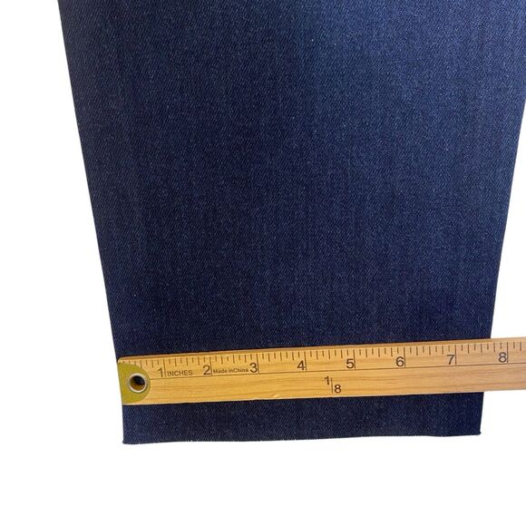 WeWoreWhat Low Rise Dad Jeans Womens 25 Blue Indigo Denim Raw Hem Casual - Picture 9 of 14